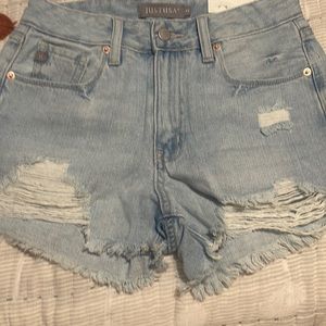 Just USA denim shorts new with tag XS